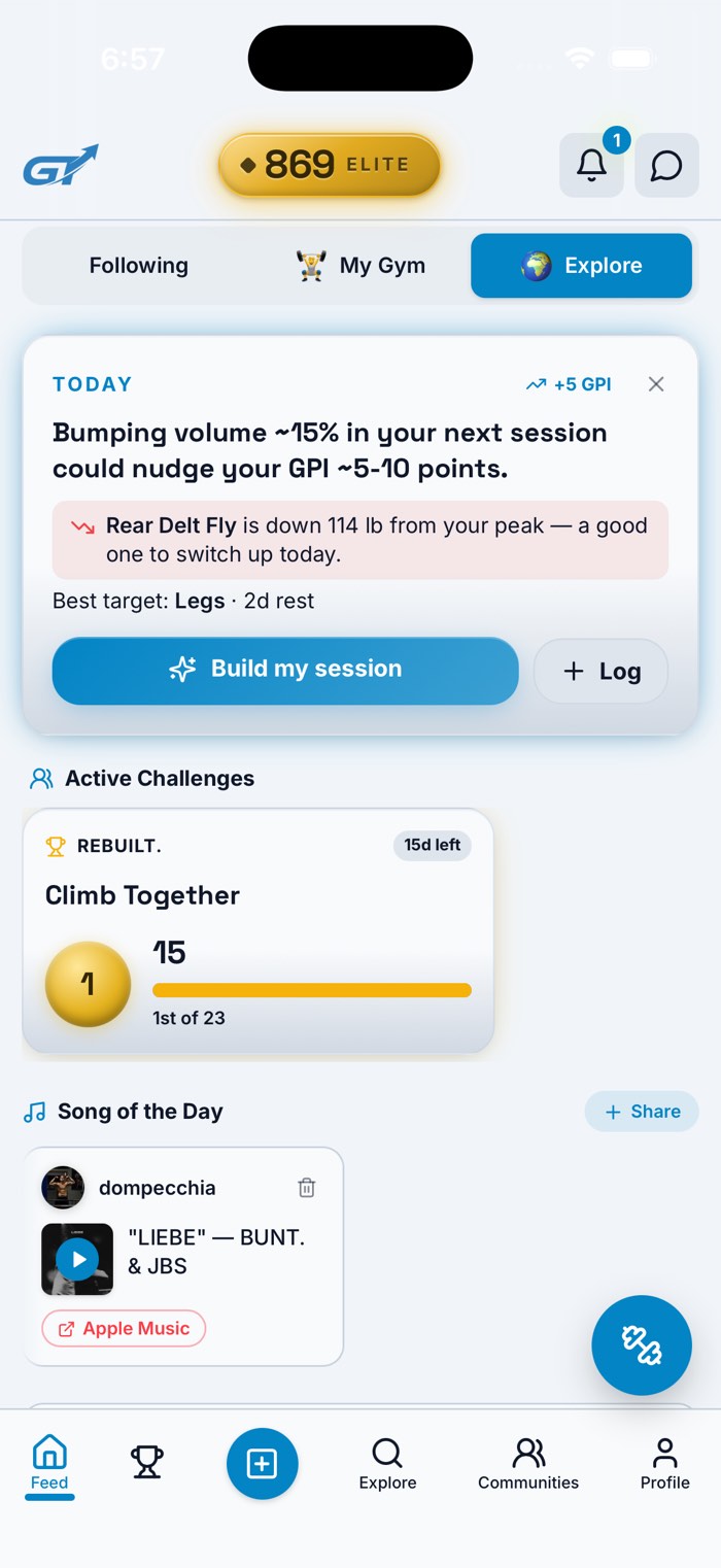 An actual Climb Together challenge card